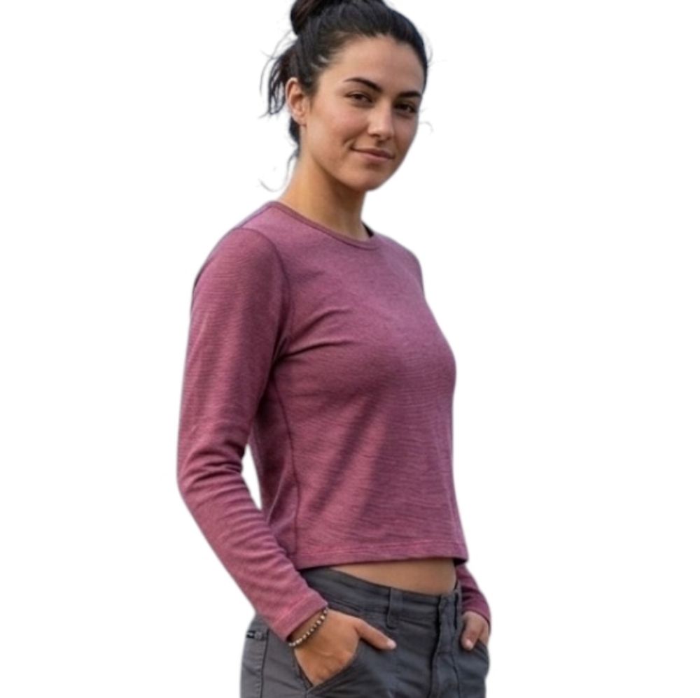 Patagonia Capilene Baselayer Womens Small Pink Purple Performance Long Sleeve